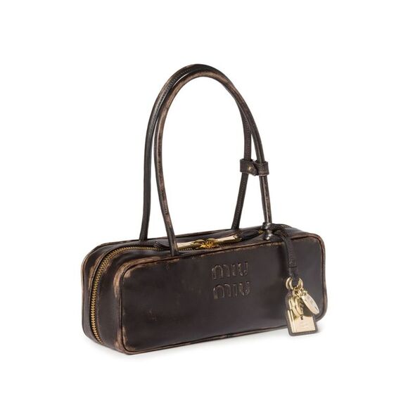 Miu Miu Women Beau Small Leather Handbag - Picture 5 of 5